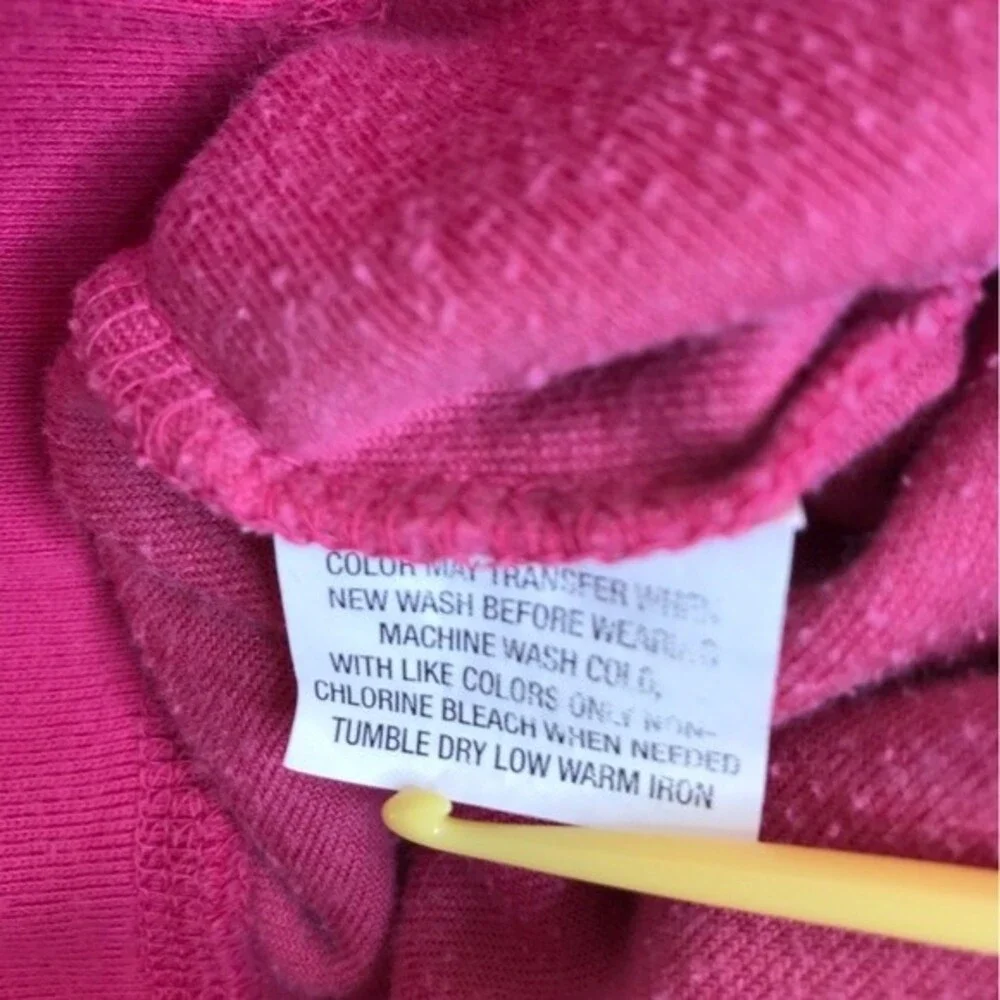 Aeropostale Pink Velour Sweatpants Slight Flare Bottom Elastic Waist Women Med